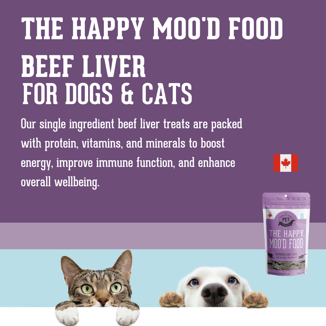 Dehydrated Protein Beef Liver Treat For Dogs & Cats 90g