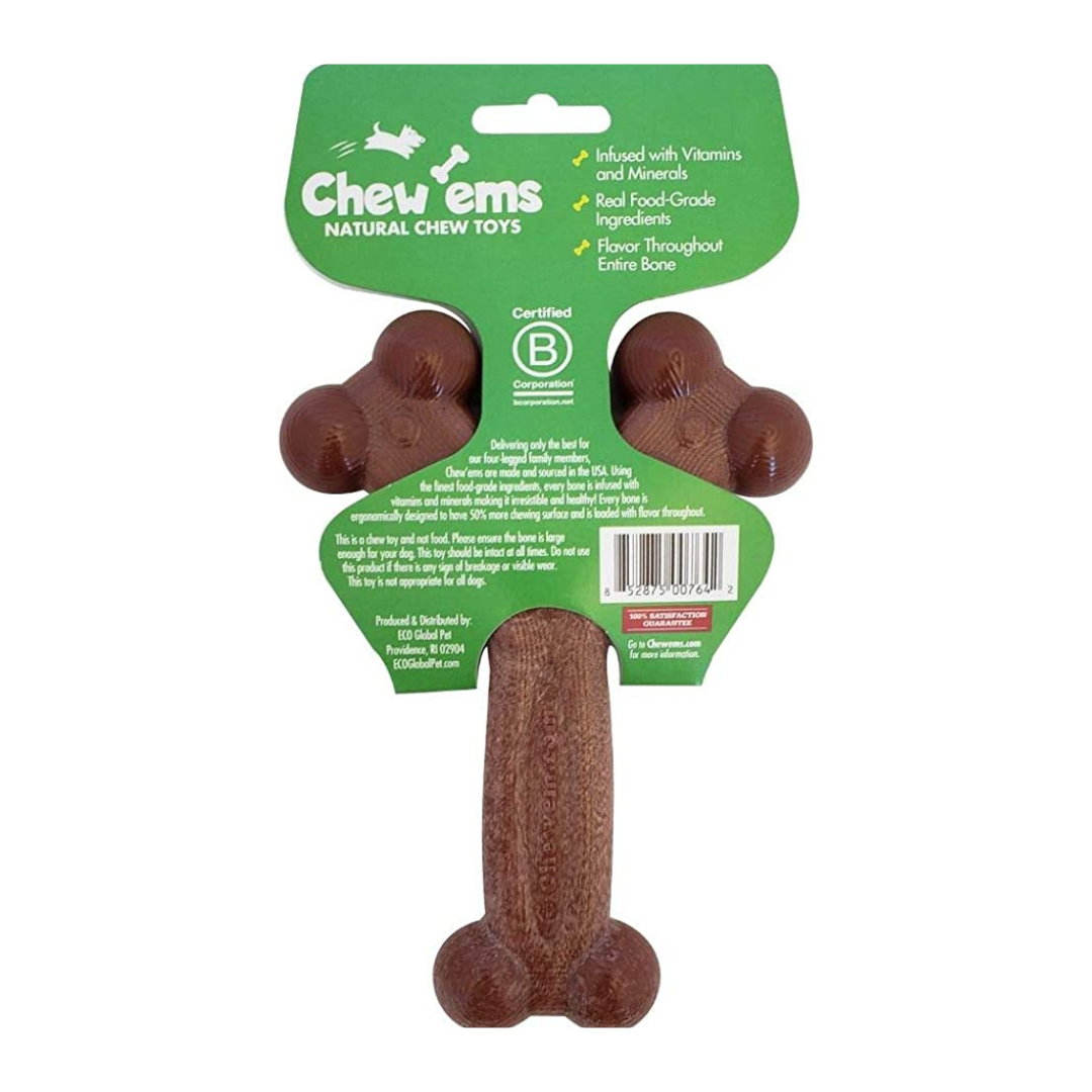Chew'ems Healthy Nylon Chew Bone - Bacon Flavor