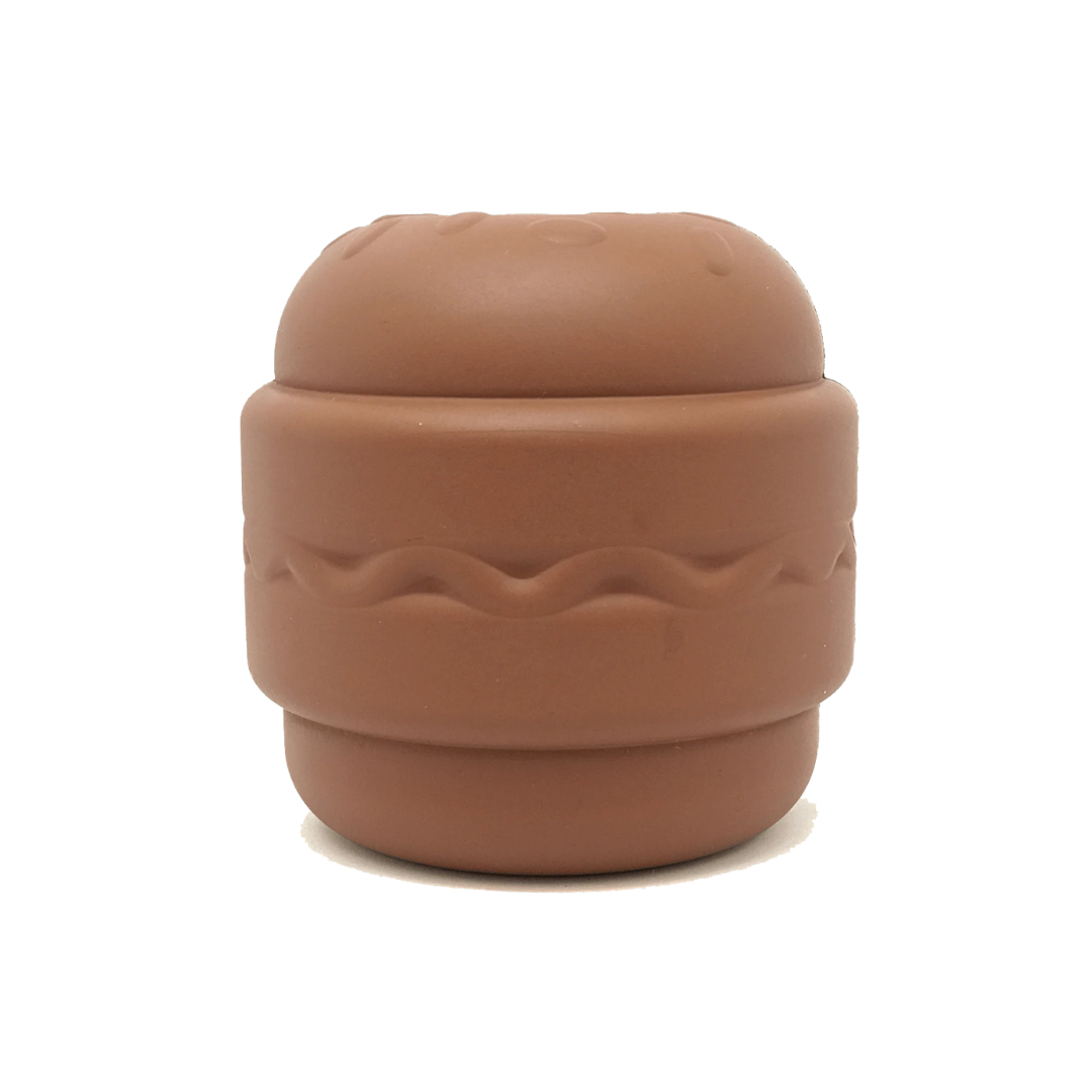 Hamburger Durable Rubber Chew Toy