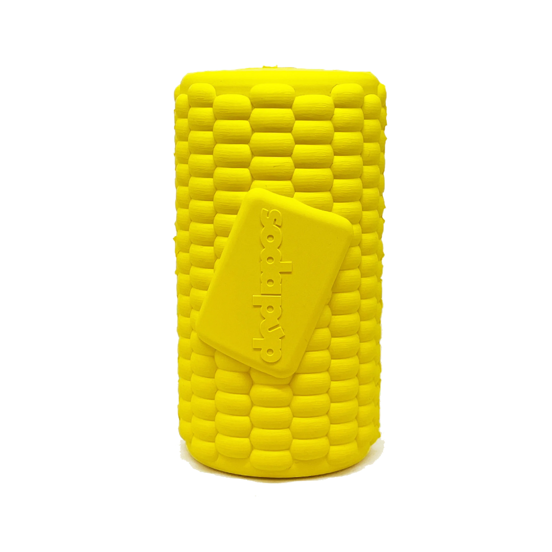 Corn on the Cob Durable Rubber Chew Toy - Large