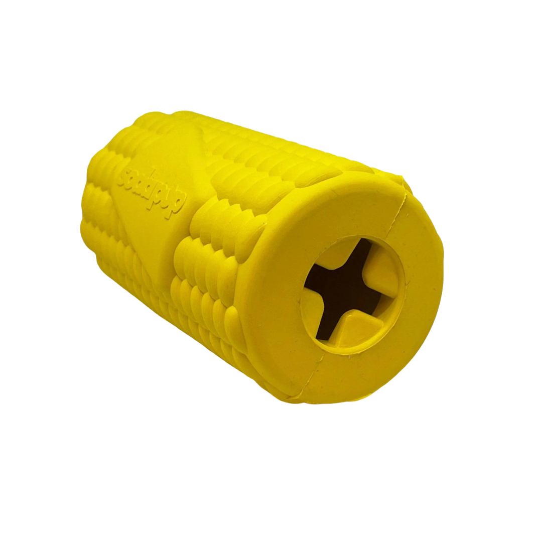 Corn on the Cob Durable Rubber Chew Toy - Large