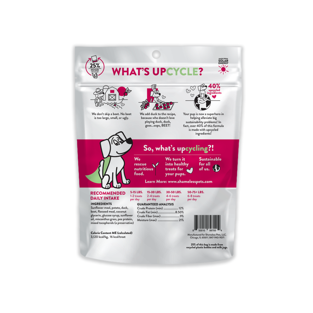 Duck, Duck, Beet Soft Baked Dog Treats