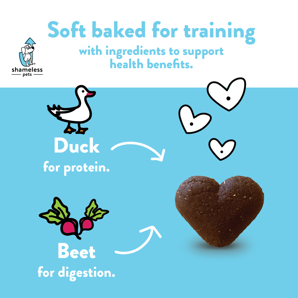 Duck, Duck, Beet Soft Baked Dog Treats