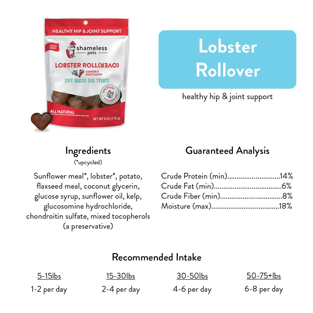 Lobster Roll(Over) Soft Baked Dog Treats