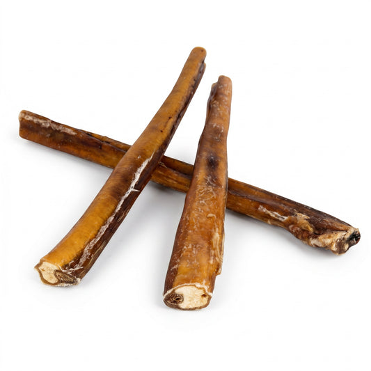 12" Jumbo Bully Sticks | 6 Pack, Very Low Odor