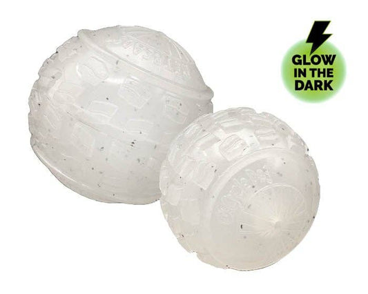 High Roller Dog Ball - Glow in the Dark: Medium: Diameter 2.5"