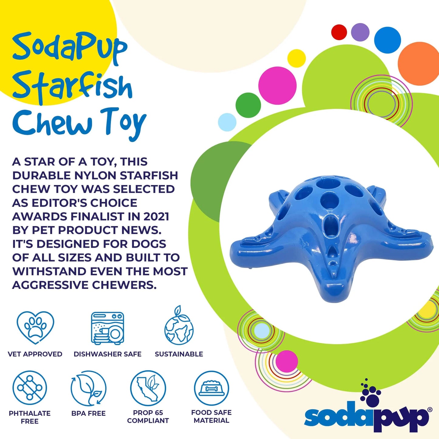 Starfish Ultra Durable Chew Toy