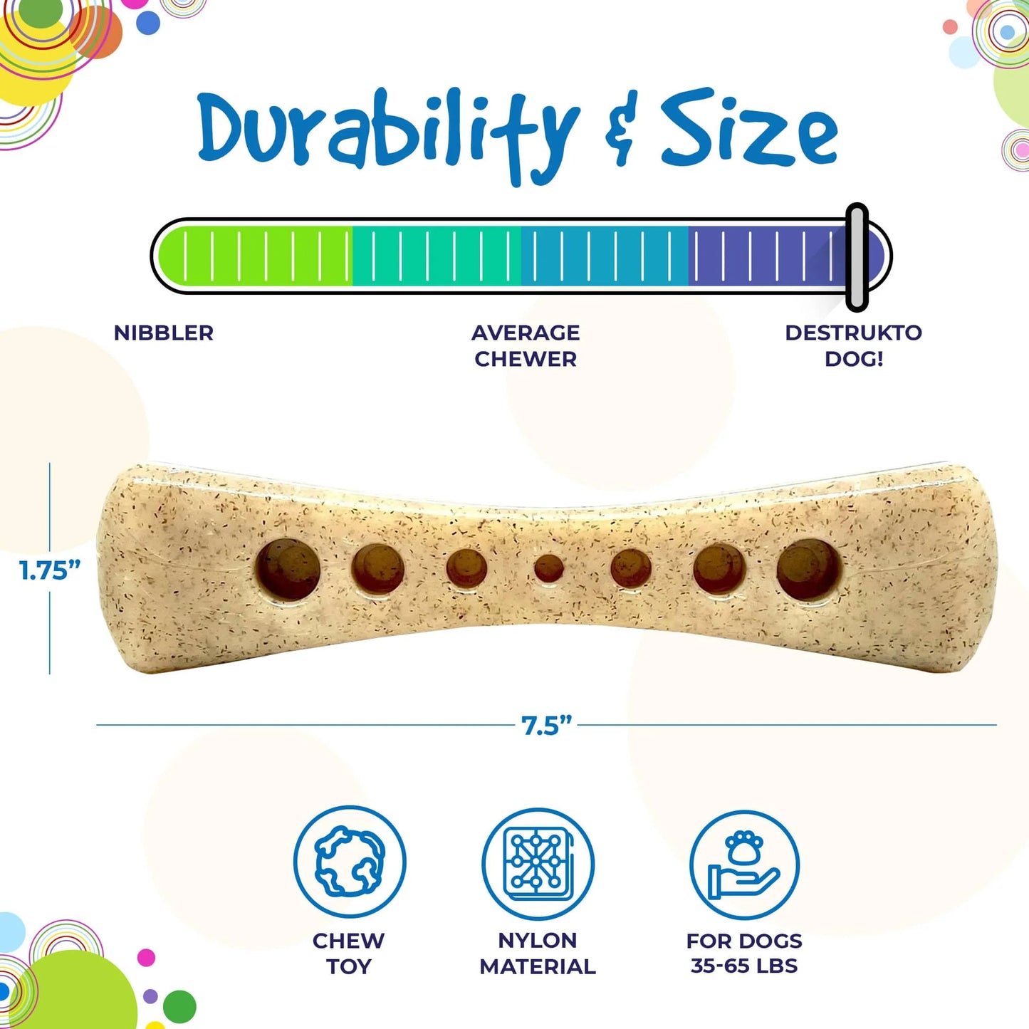 MOD bone Ultra Durable Chew Toy