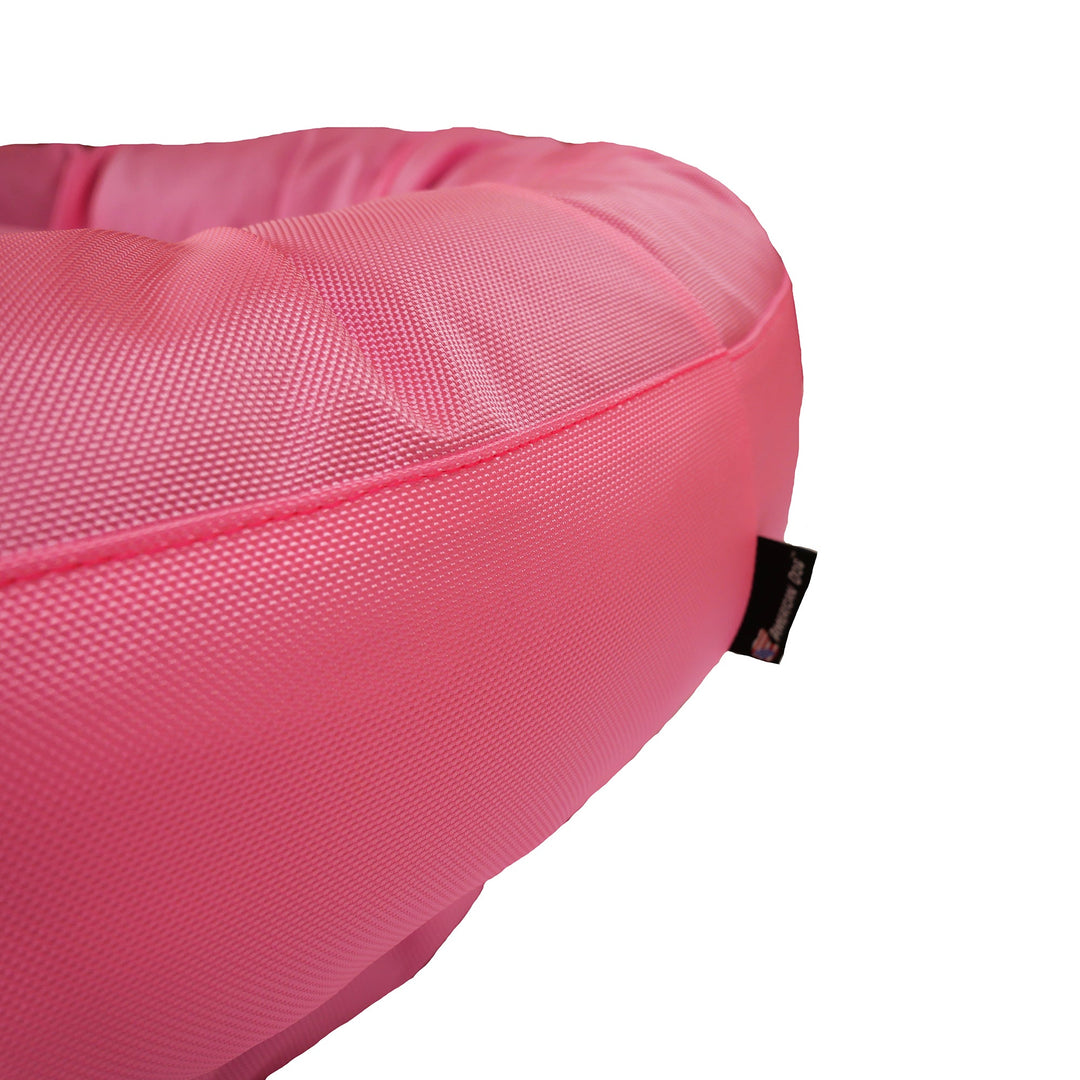Dog Bed - Round Bolstered Armor™ 'F#ck Cancer'