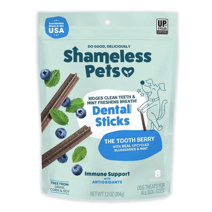 The Tooth Berry Dental Sticks Dog Treats