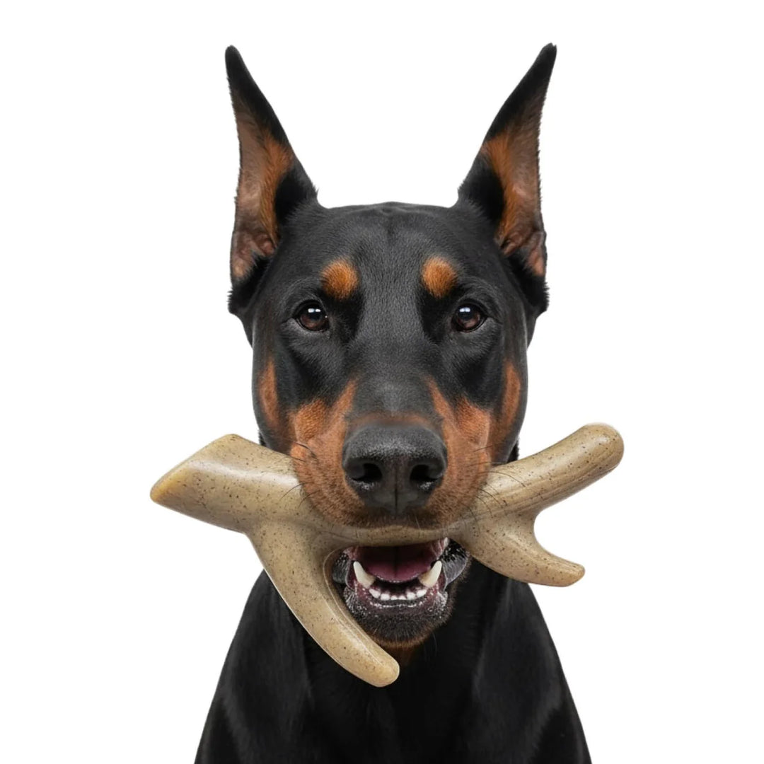 Ever Antler Nylon Chew Toy | Elk Antler Shaped for Aggressive Chewers