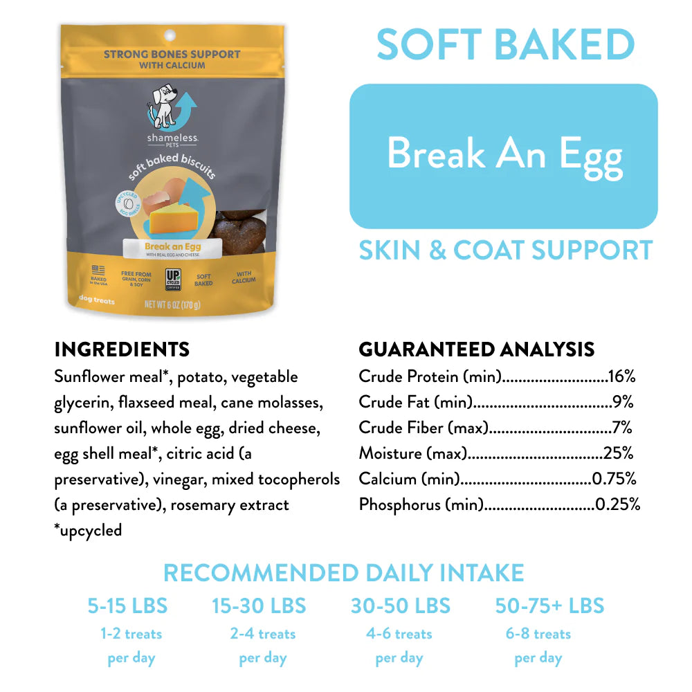 Break an Egg Soft Baked Dog Treats