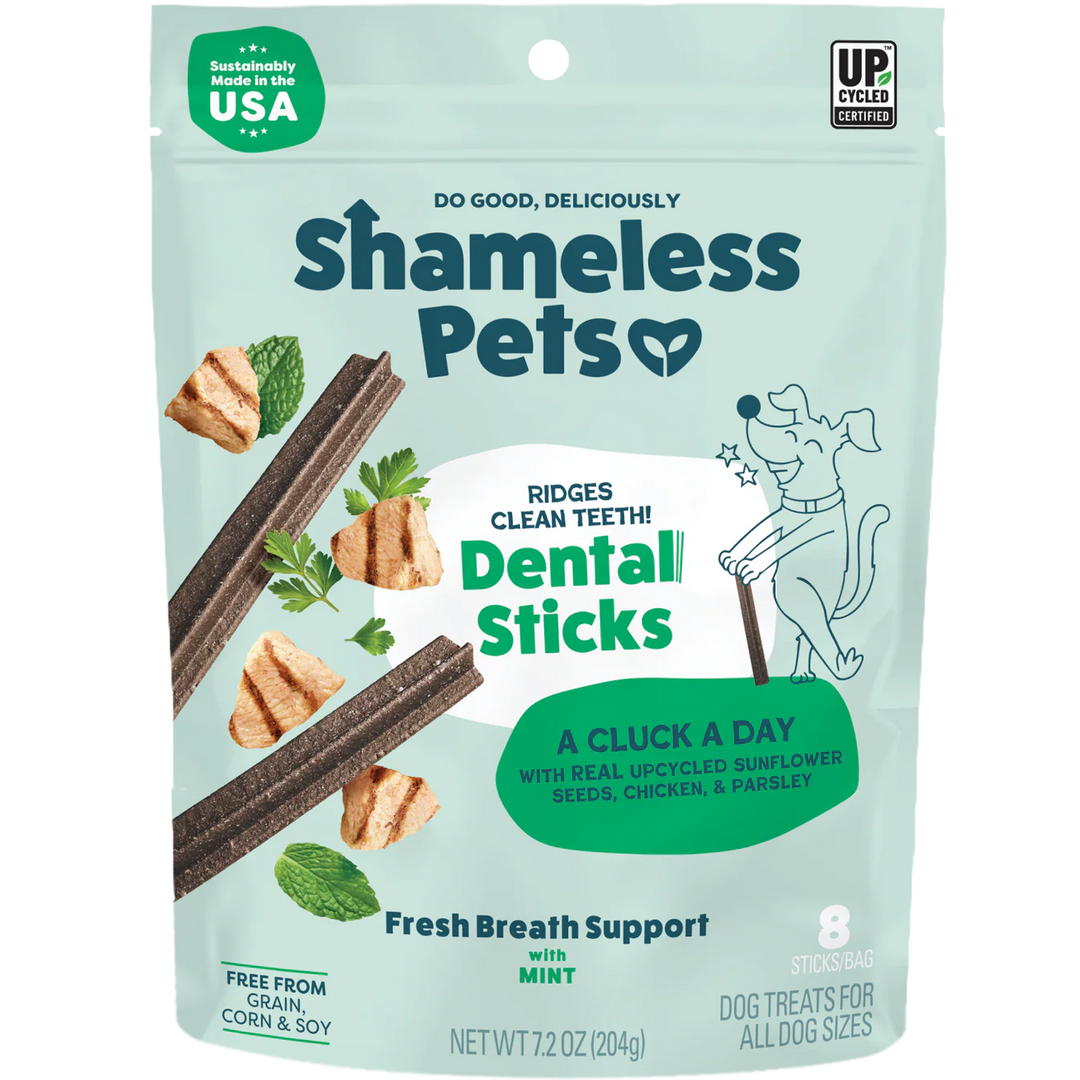 A Cluck A Day (Pre/Probiotic) Dental Sticks Dog Treats