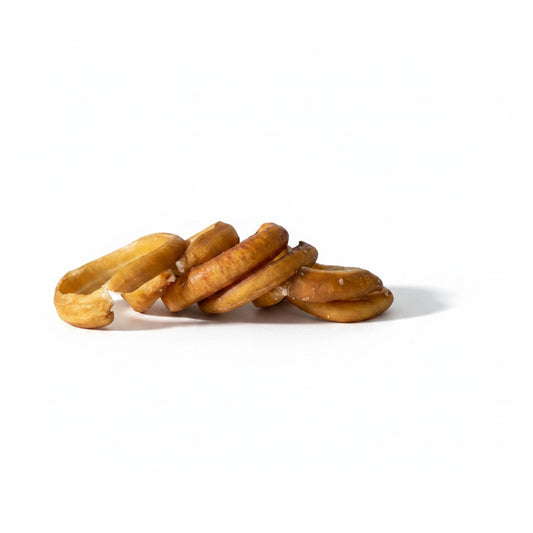 3" Bully Stick Rings | 6 Pack, Low Odor