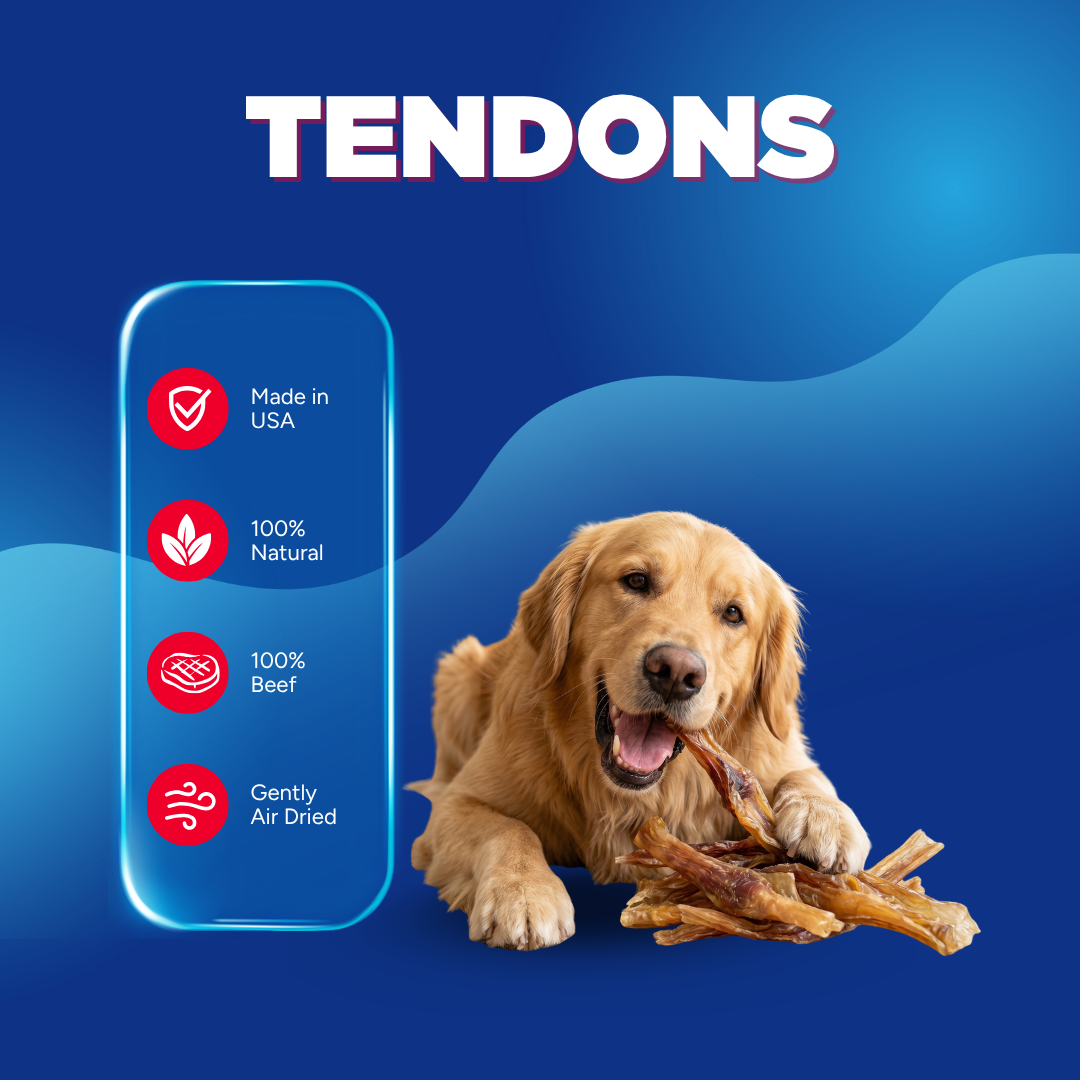 Beef Flexor Tendons | Nearly Odorless, 8 oz