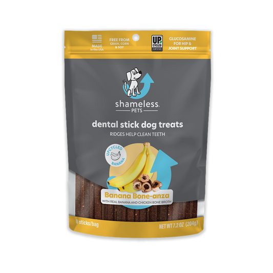 Banana Bone-anza Dental Sticks Dog Treats