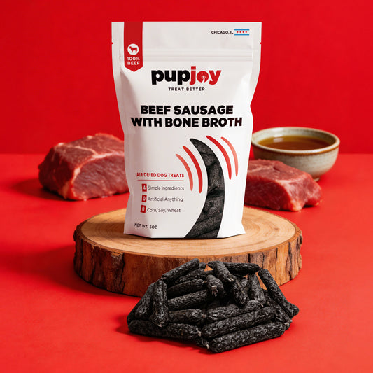 Beef Sausage with Bone Broth for dogs – PupJoy Exclusive