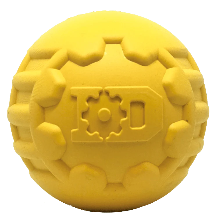 Rubber Gear Ball Toy | Heavy Chewers