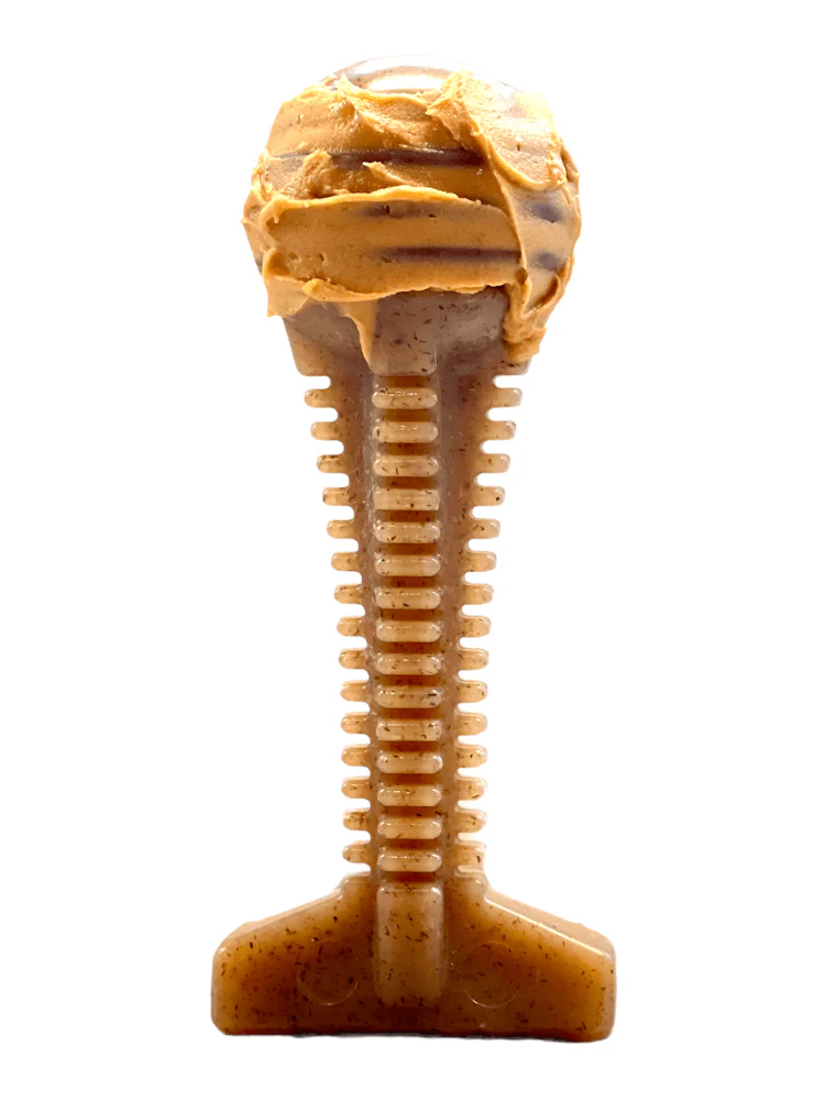 Large Honey Bone Dental Tower | Ultra Durable Nylon Chew Toy