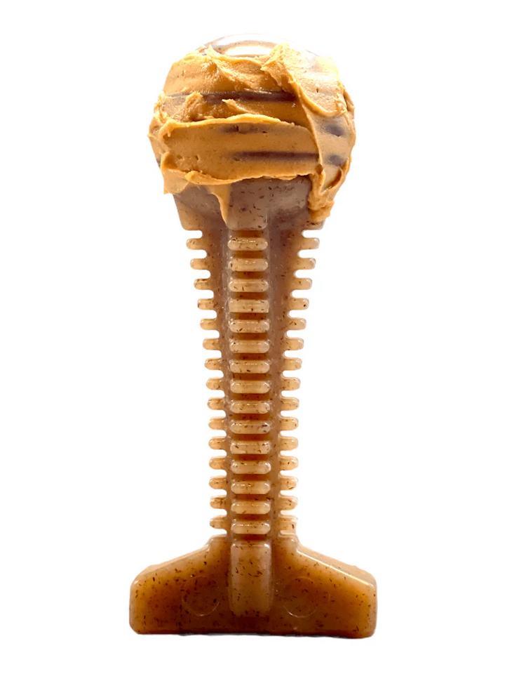 Large Honey Bone Dental Tower | Ultra Durable Nylon Chew Toy