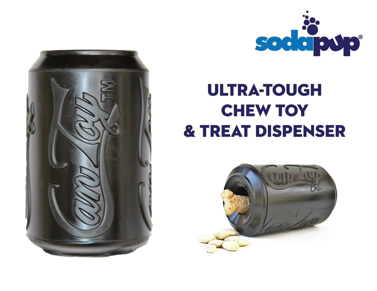 Magnum Soda Can Durable Rubber Chew Toy - Extra Large