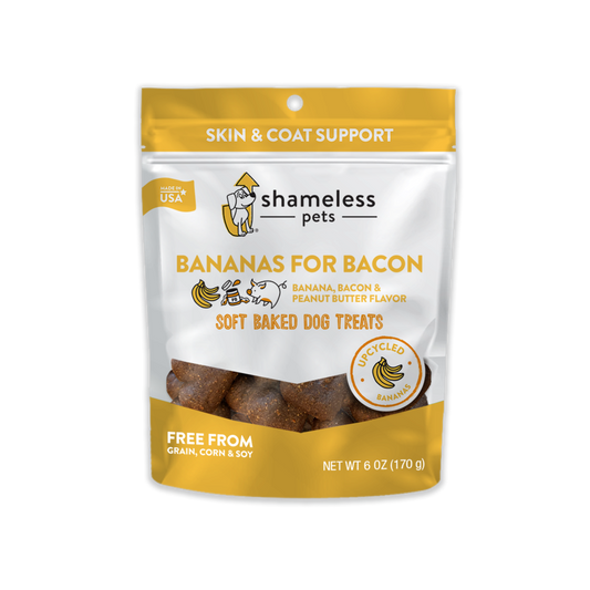 Bananas for Bacon Soft Baked Dog Treats
