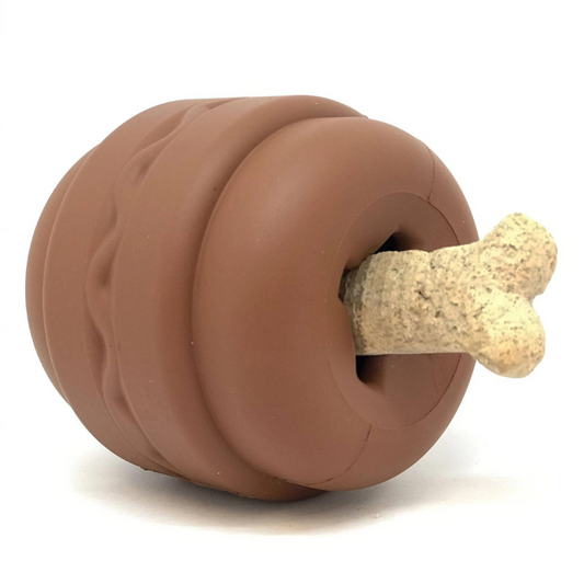 Hamburger Durable Rubber Chew Toy