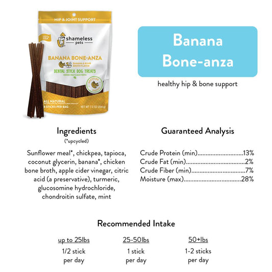 Banana Bone-Anza Dental Sticks