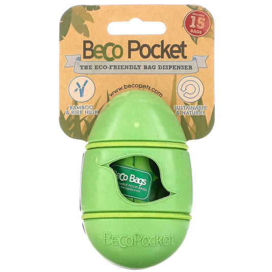 Bamboo Pocket Dog Poop Bag Dispenser