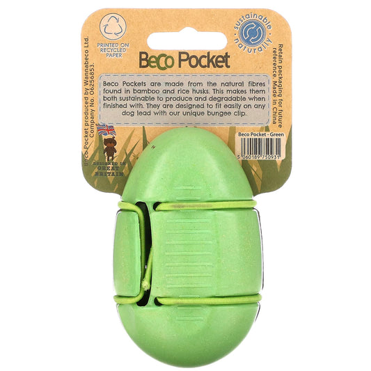 Bamboo Pocket Dog Poop Bag Dispenser