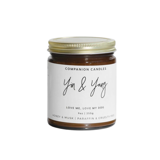 Yin & Yang // Honey & Musk: Pet-Friendly Candle
